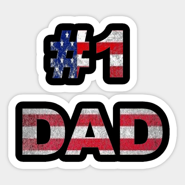 best dad ever Sticker by DESIGNBOOK